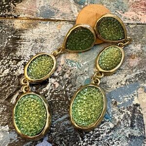 Green Earrings
